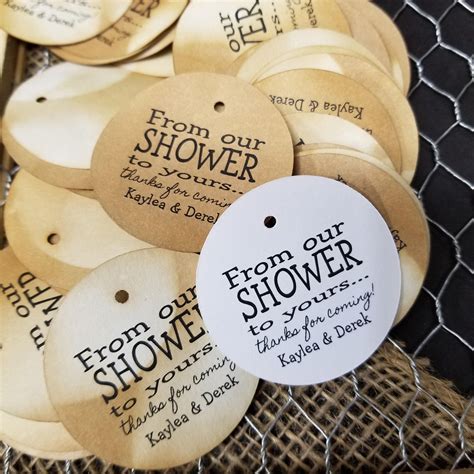 From Our Shower To Yours Free Printable Tags